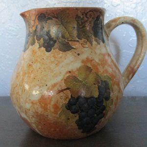 Vtg small rustic pitcher